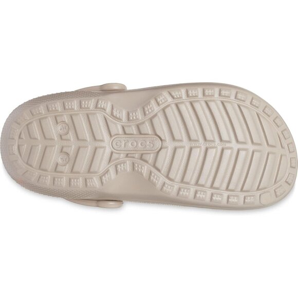NEW Crocs Unisex M7/W9, M8/W10 Classic Lined Clog - Mushroom/Bone - Picture 5 of 5